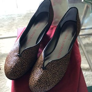 SACHA LONDON BROWN CHEETAH SIZE 7.5